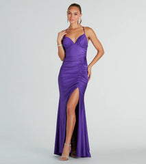 Marlena Formal Lace-Up Mermaid Long Dress